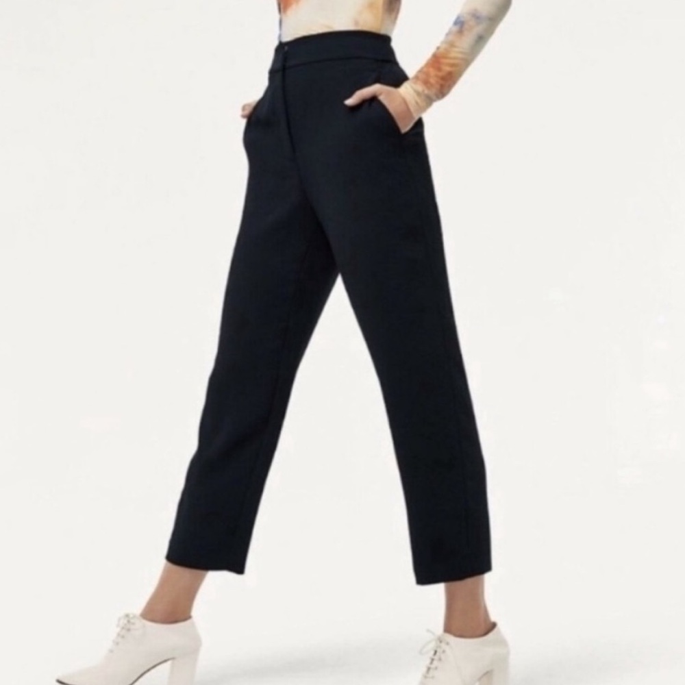 WILFRED ARITZIA Day Off Trouser Dress Pants High Waisted Office 00
